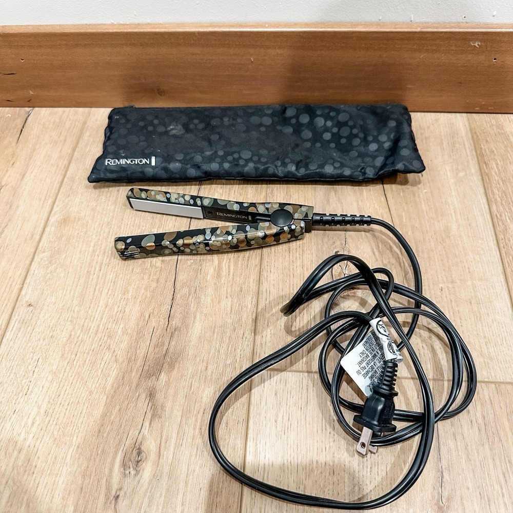 Remington S2880 Define & Style Unisex Hair‎ Straightener Travel Size Tested mini